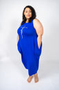 Sleeveless faith dress