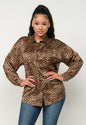 Leopard silk shirt