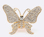 Crystal Butterfly stretch ring
