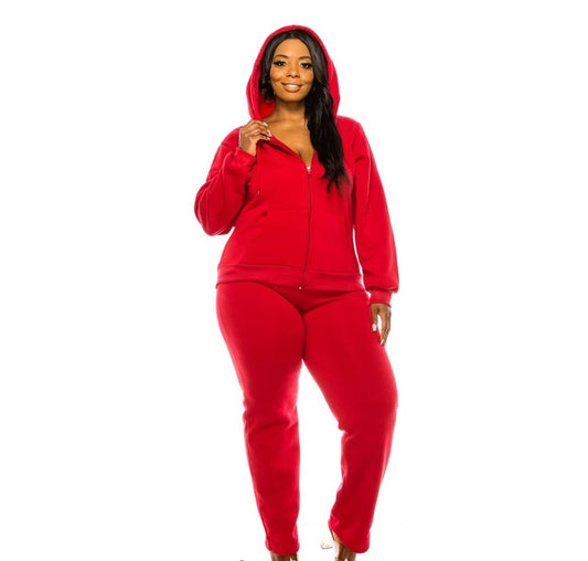 Plus Size 2 piece Joggers set