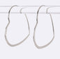 Heart shape iconic Hoops